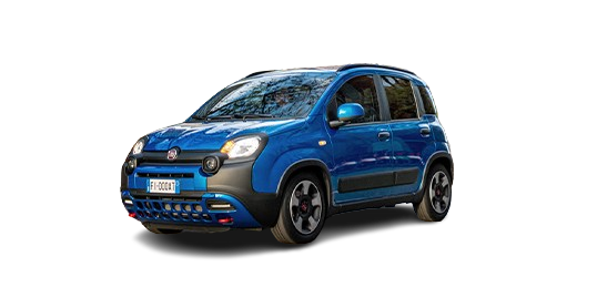 fiat panda hybrid blu